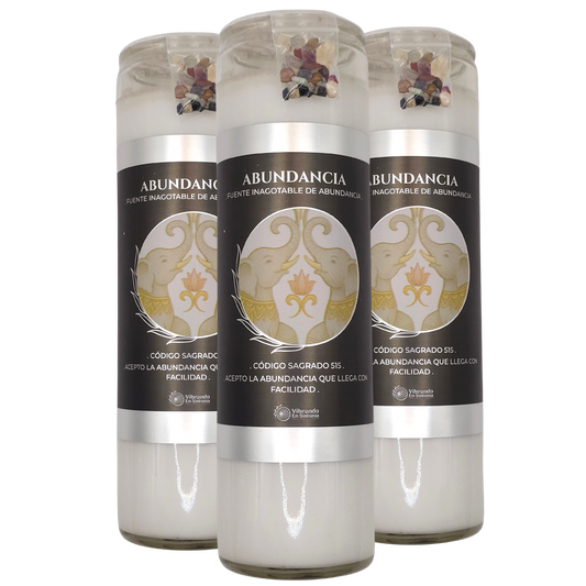 Veladora Abundancia – Prosperidad y Riqueza
