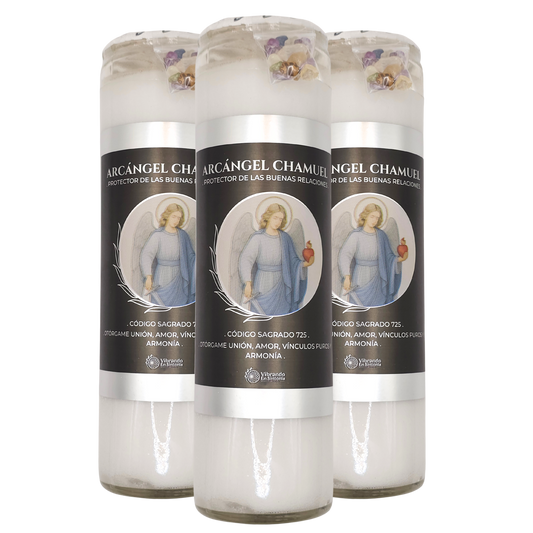 Veladora Arcángel Chamuel – Amor y Relaciones Armoniosas