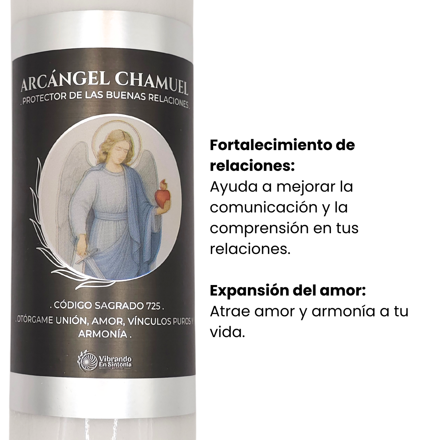 Veladora Arcángel Chamuel – Amor y Relaciones Armoniosas