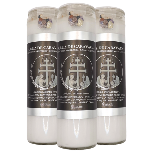 Veladora Cruz de Caravaca – Protección y Fe