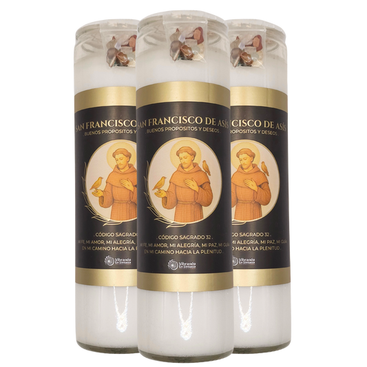 Veladora San Francisco de Asís – Materialización de Propósitos