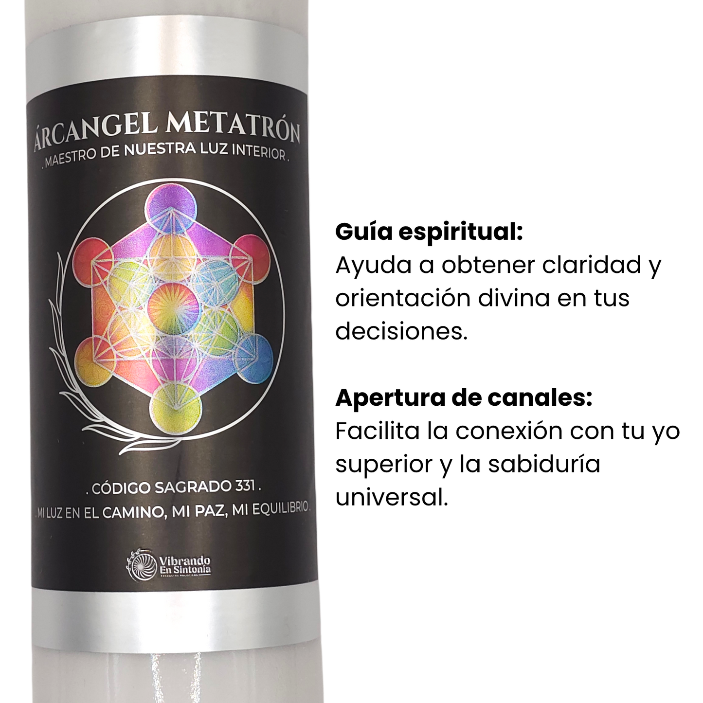 Veladora Arcángel Metatrón – Guía y Conexión Espiritual