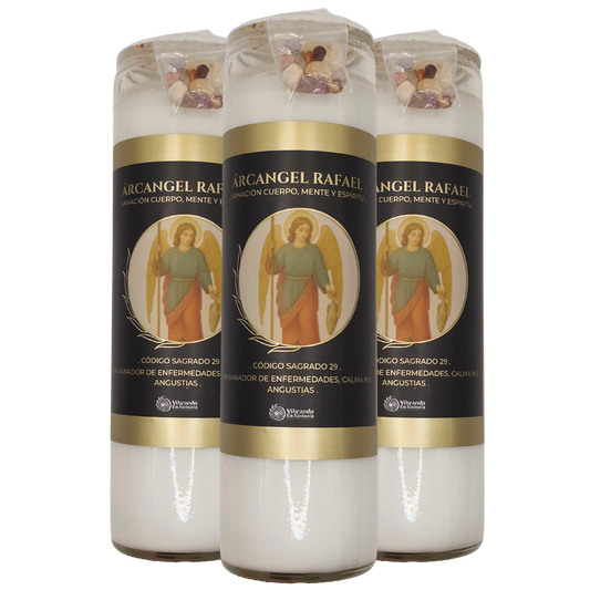 Veladora Arcángel Rafael – Sanación y Bienestar