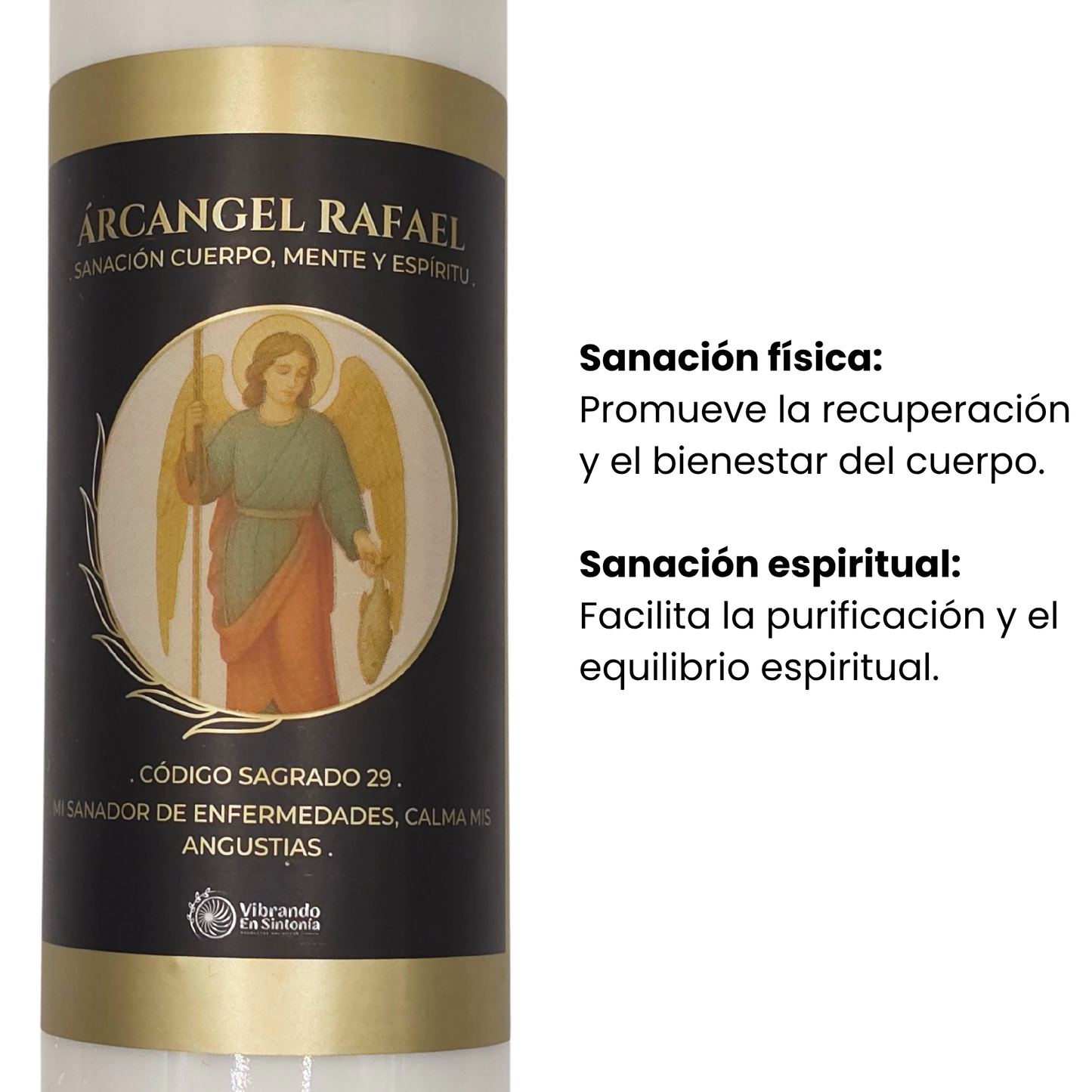 Veladora Arcángel Rafael – Sanación y Bienestar