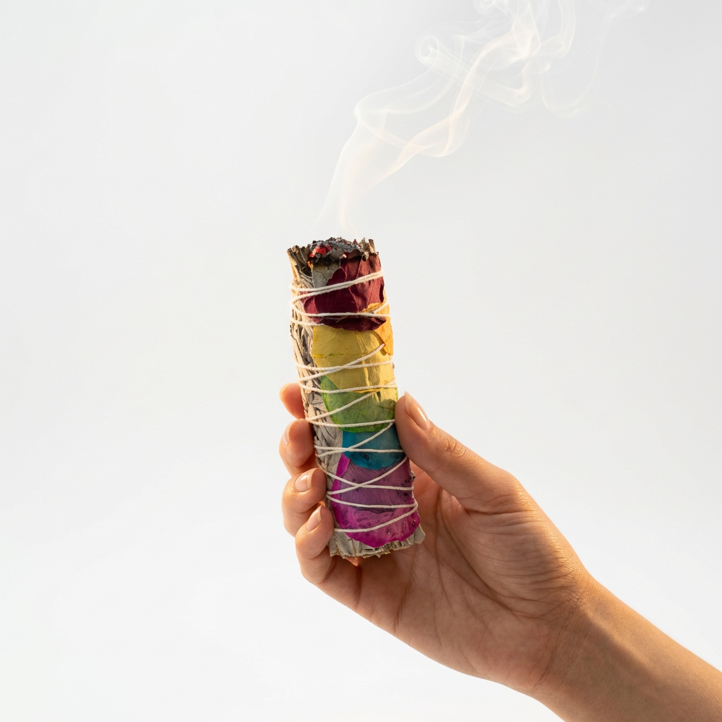 Atado de Salvia Blanca de 7 Chakras – Equilibrio y Armonía