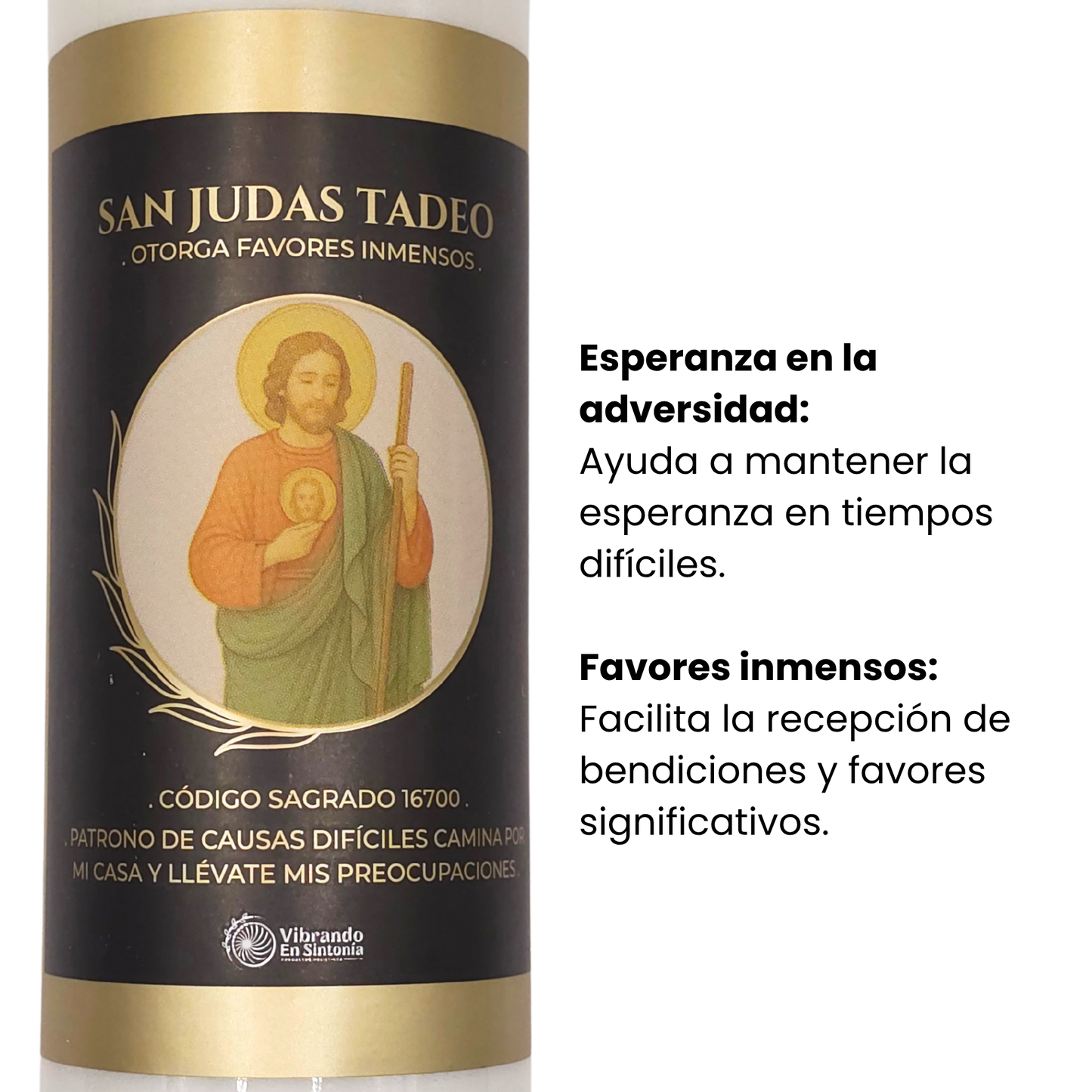 Veladora San Judas Tadeo – Esperanza y Apoyo en Dificultades