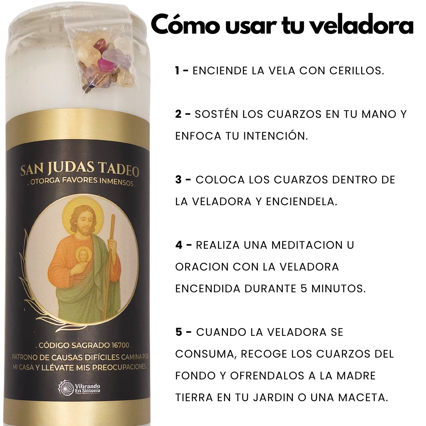 Veladora San Judas Tadeo – Esperanza y Apoyo en Dificultades