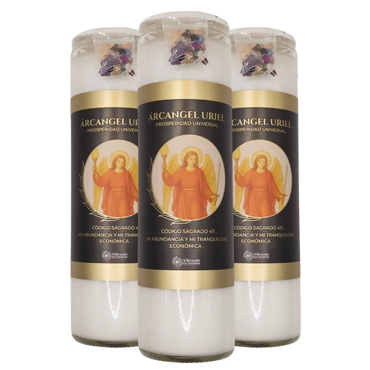 Veladora Arcángel Uriel – Prosperidad y Abundancia