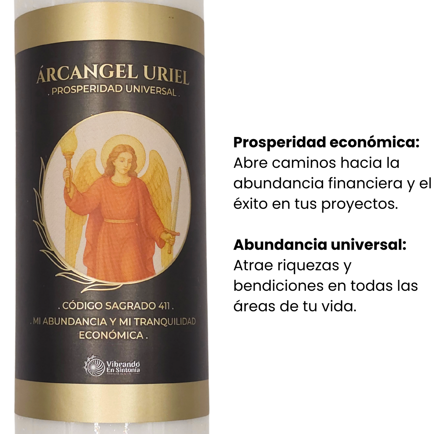 Veladora Arcángel Uriel – Prosperidad y Abundancia