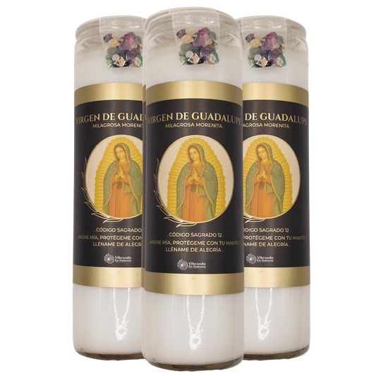 Veladora Virgen de Guadalupe – Amor y Protección