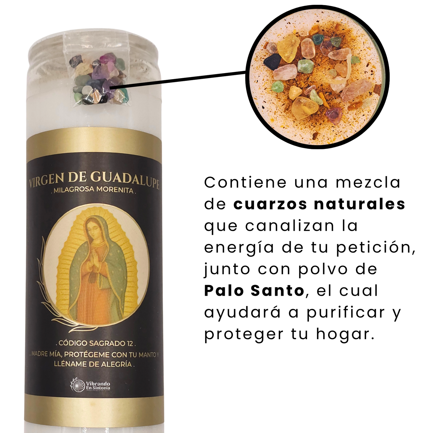 Veladora Virgen de Guadalupe – Amor y Protección