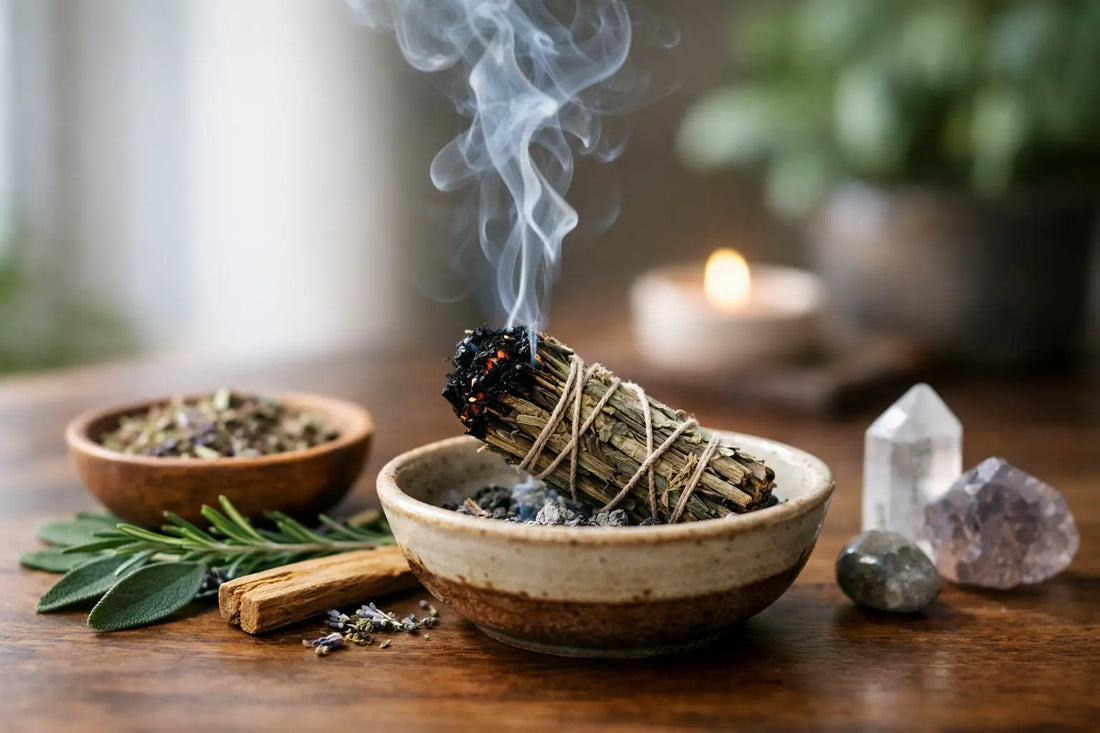 Sahumerio herbal para purificar tu espacio