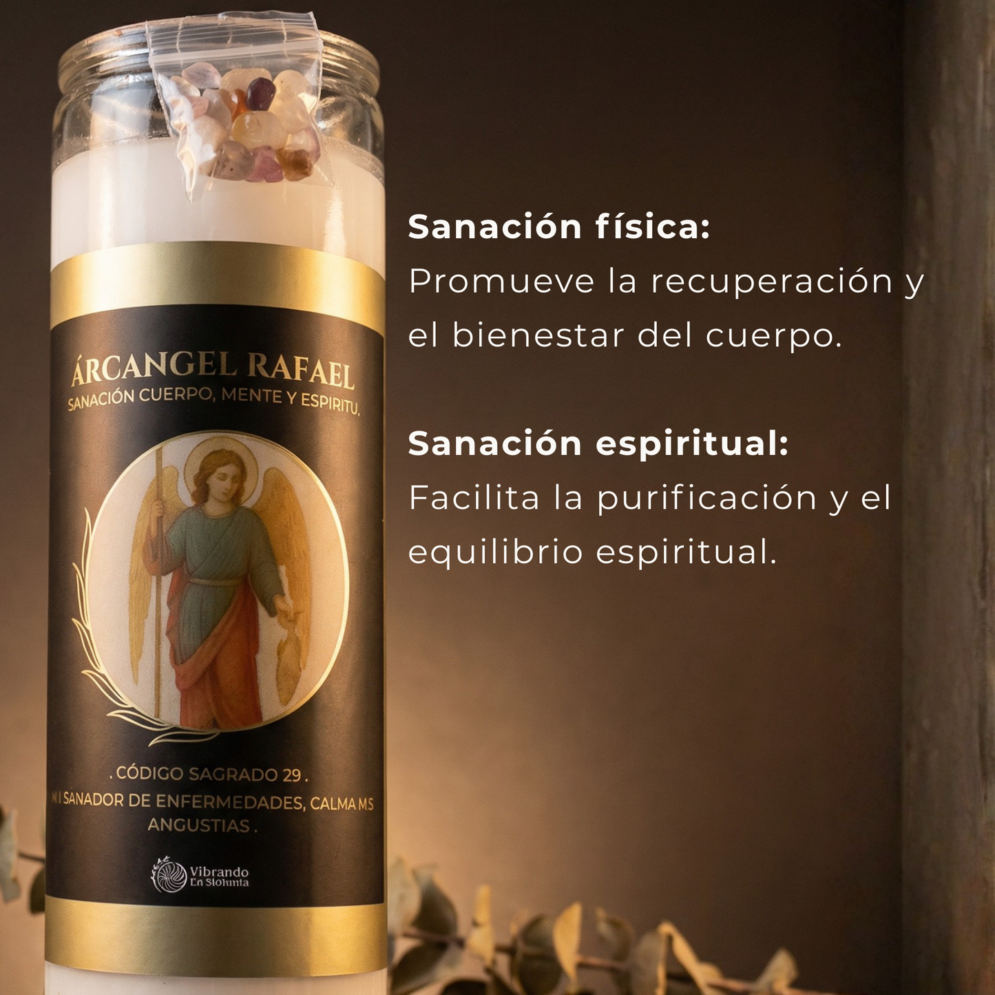 Veladora Arcángel Rafael – Sanación y Bienestar