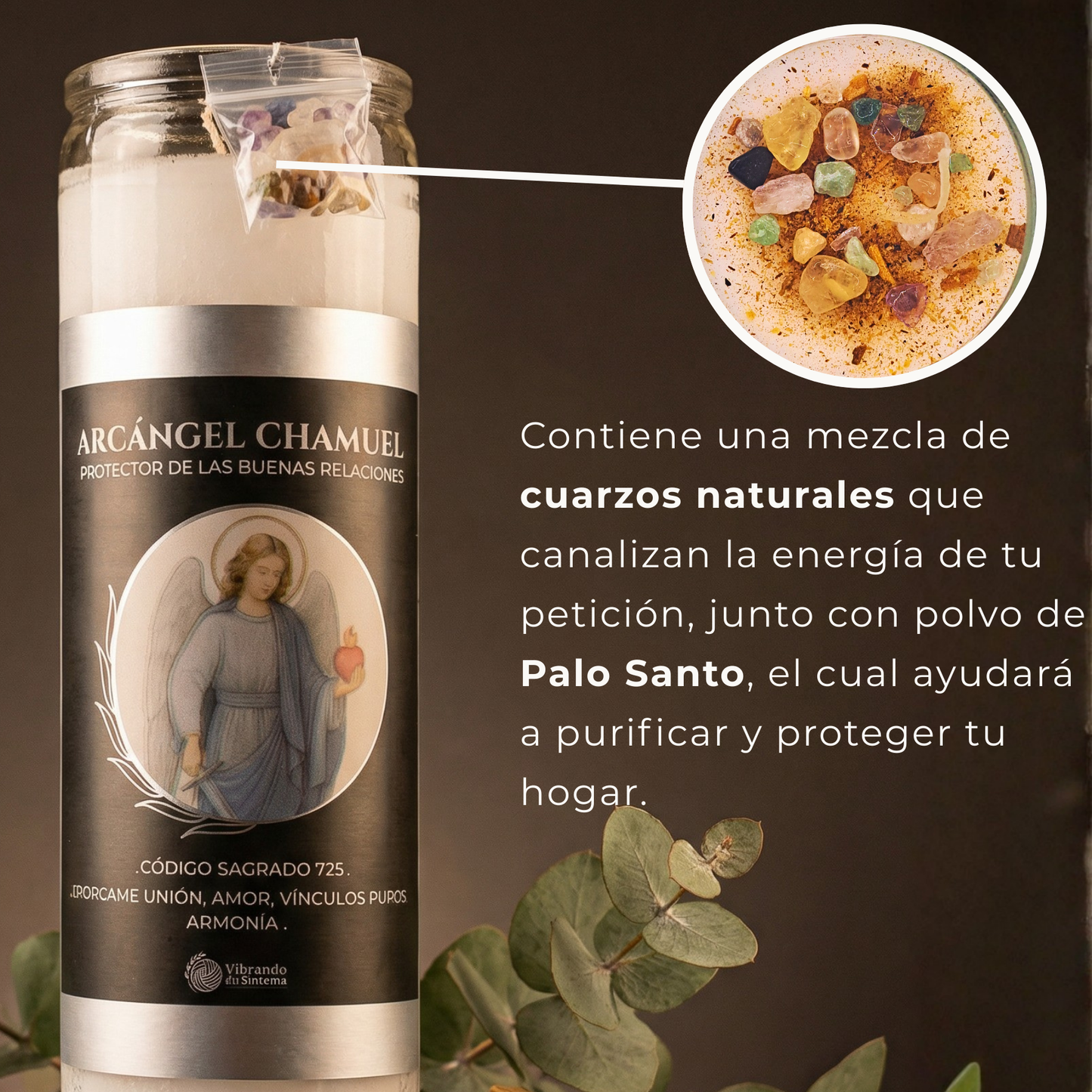 Veladora Arcángel Chamuel – Amor y Relaciones Armoniosas