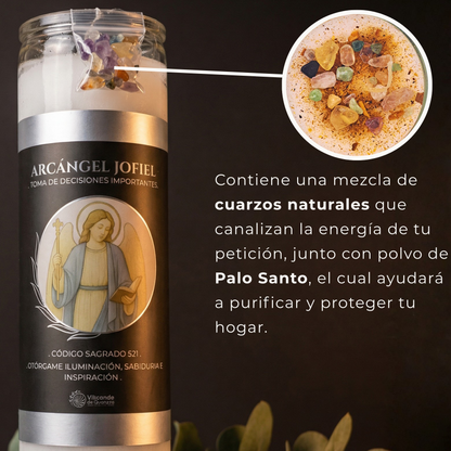 Veladora Arcángel Jofiel – Inspiración y Claridad
