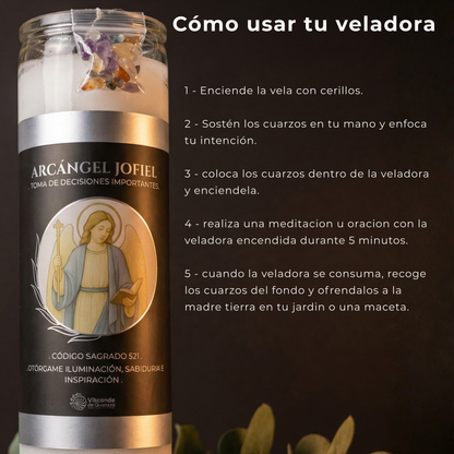 Veladora Arcángel Jofiel – Inspiración y Claridad