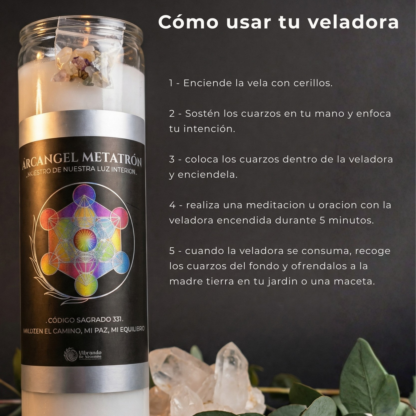 Veladora Arcángel Metatrón – Guía y Conexión Espiritual