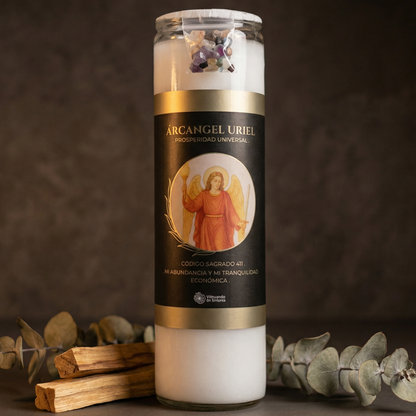 Veladora Arcángel Uriel – Prosperidad y Abundancia
