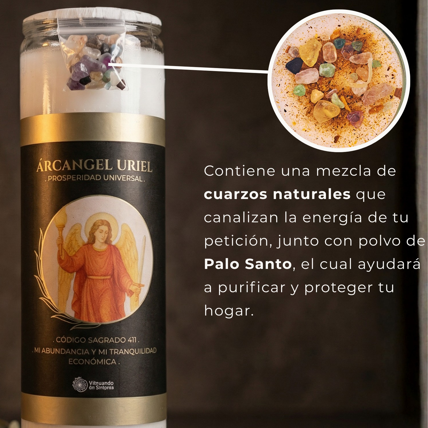 Veladora Arcángel Uriel – Prosperidad y Abundancia