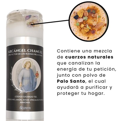 Veladora Arcángel Chamuel – Amor y Relaciones Armoniosas