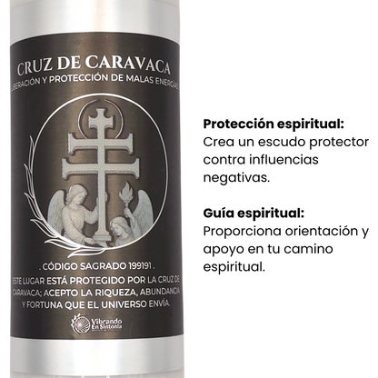 Veladora Cruz de Caravaca – Protección y Fe