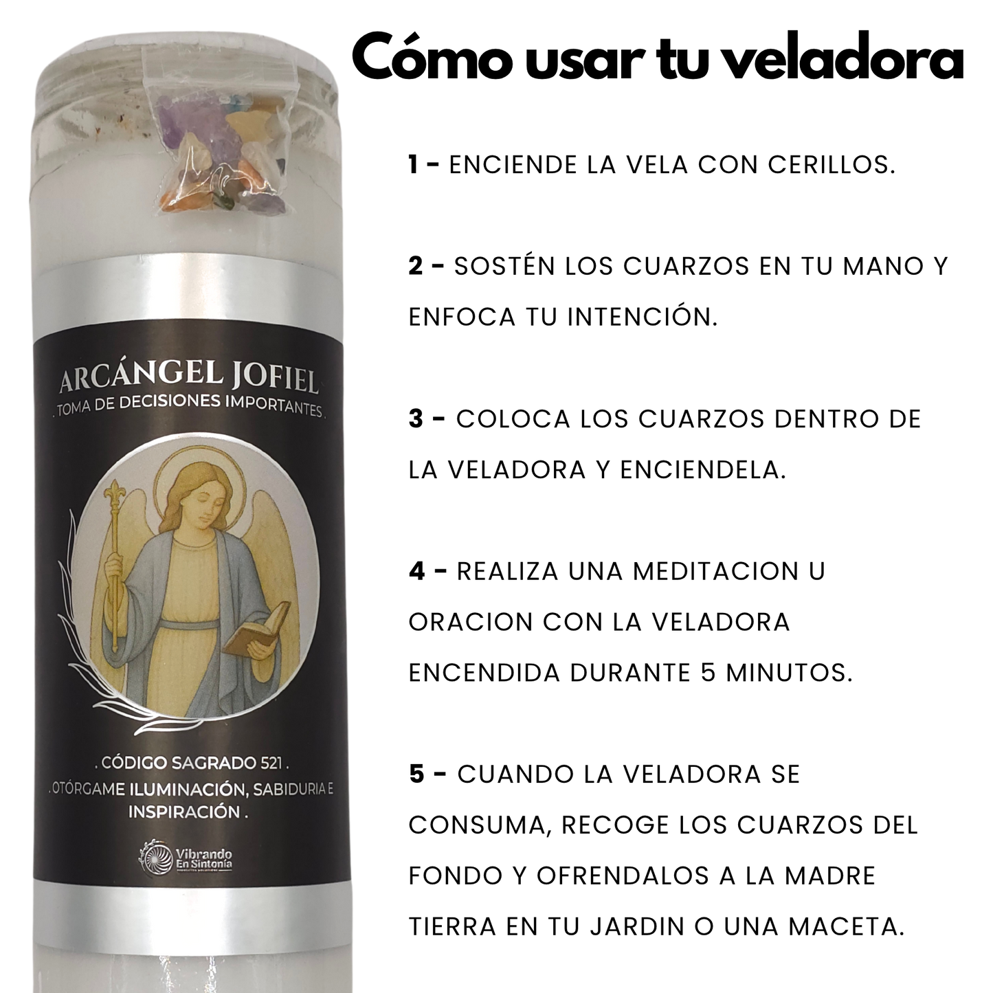 Veladora Arcángel Jofiel – Inspiración y Claridad
