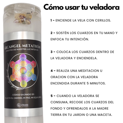 Veladora Arcángel Metatrón – Guía y Conexión Espiritual