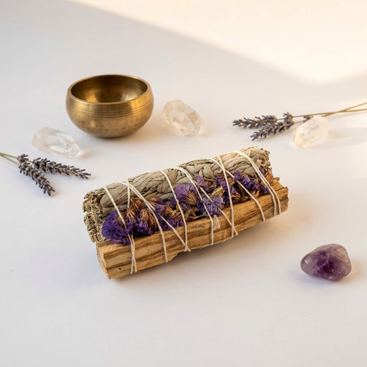 Atado de Salvia Blanca con Palo Santo – Purificación y Armonía Natural