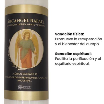 Veladora Arcángel Rafael – Sanación y Bienestar
