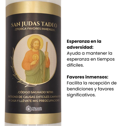 Veladora San Judas Tadeo – Esperanza y Apoyo en Dificultades