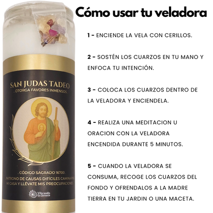 Veladora San Judas Tadeo – Esperanza y Apoyo en Dificultades