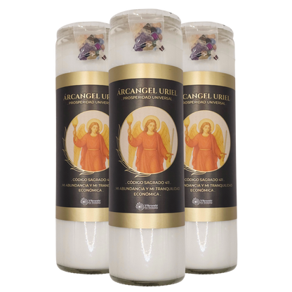 Veladora Arcángel Uriel – Prosperidad y Abundancia