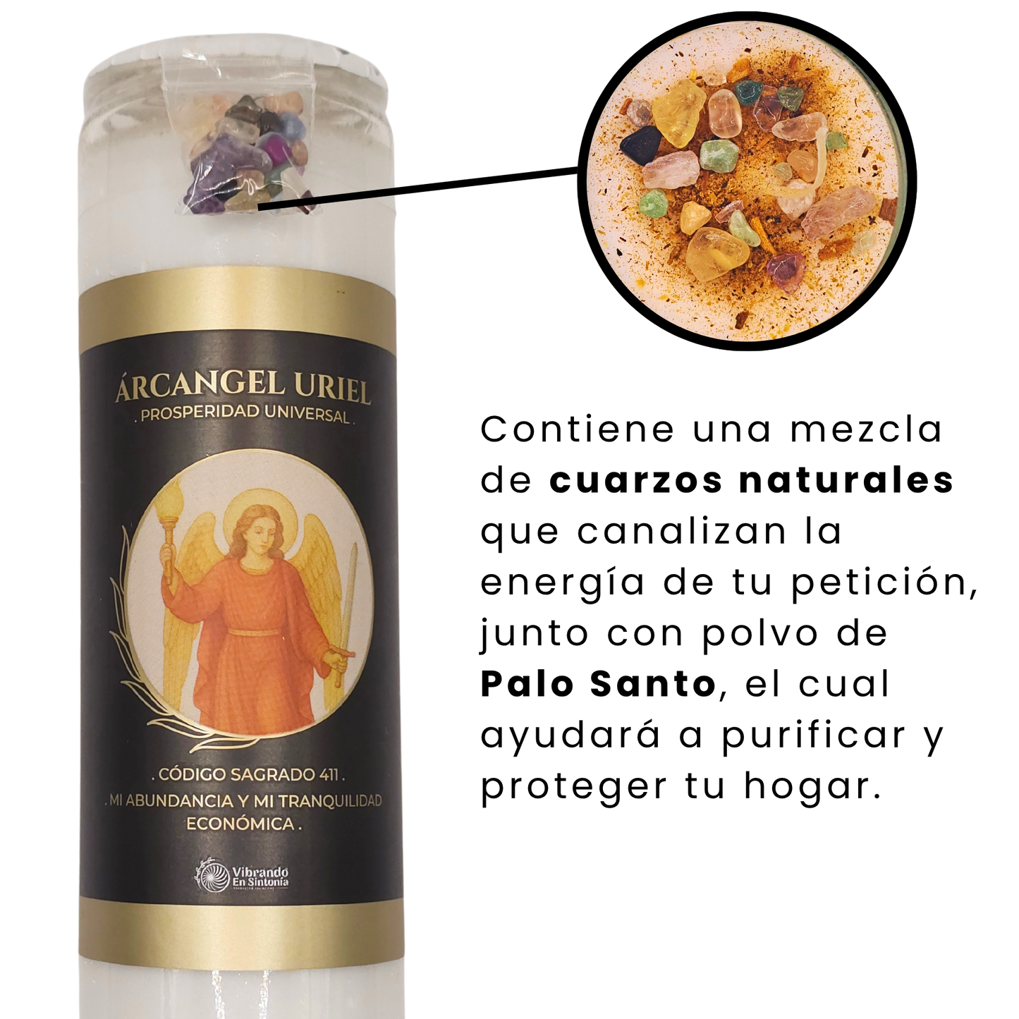 Veladora Arcángel Uriel – Prosperidad y Abundancia