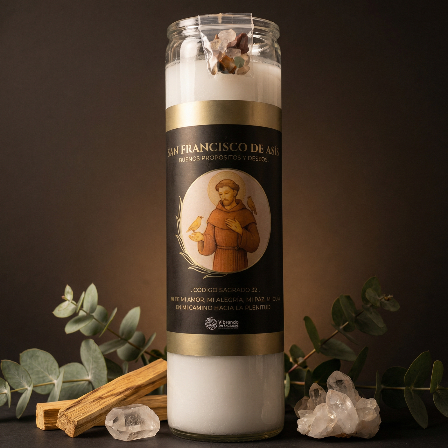 Veladora San Francisco de Asís – Materialización de Propósitos