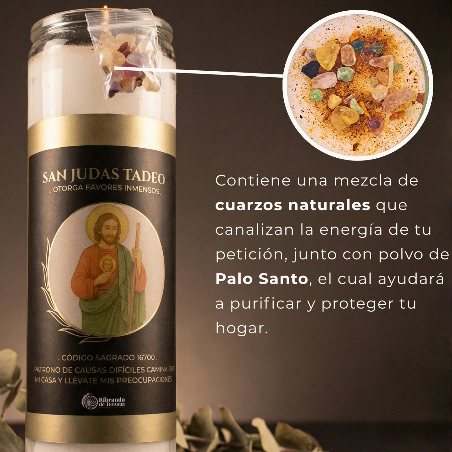 Veladora San Judas Tadeo – Esperanza y Apoyo en Dificultades