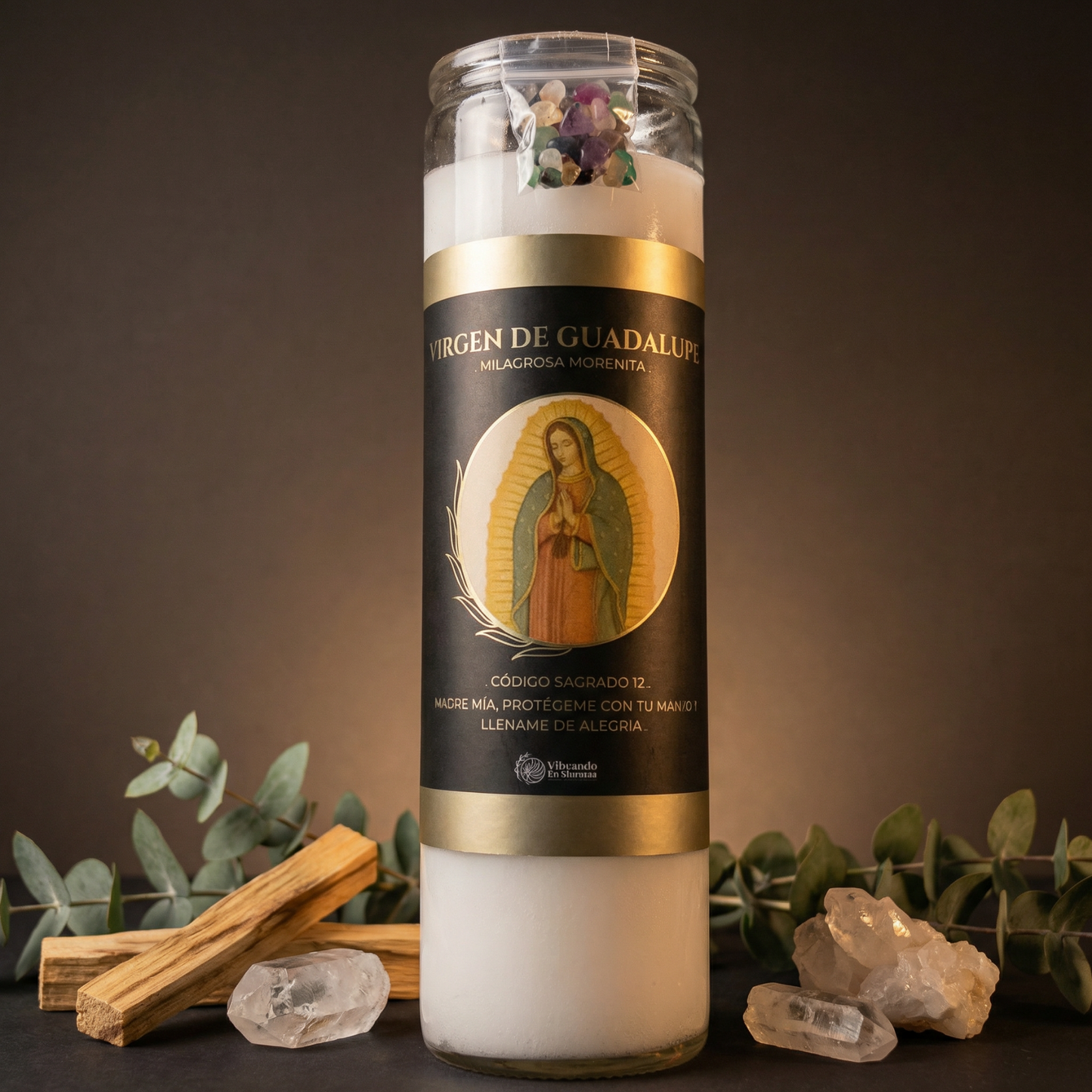 Veladora Virgen de Guadalupe – Amor y Protección